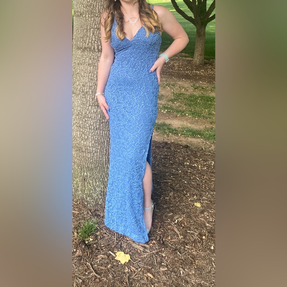Emerald Sundae blue floral dress